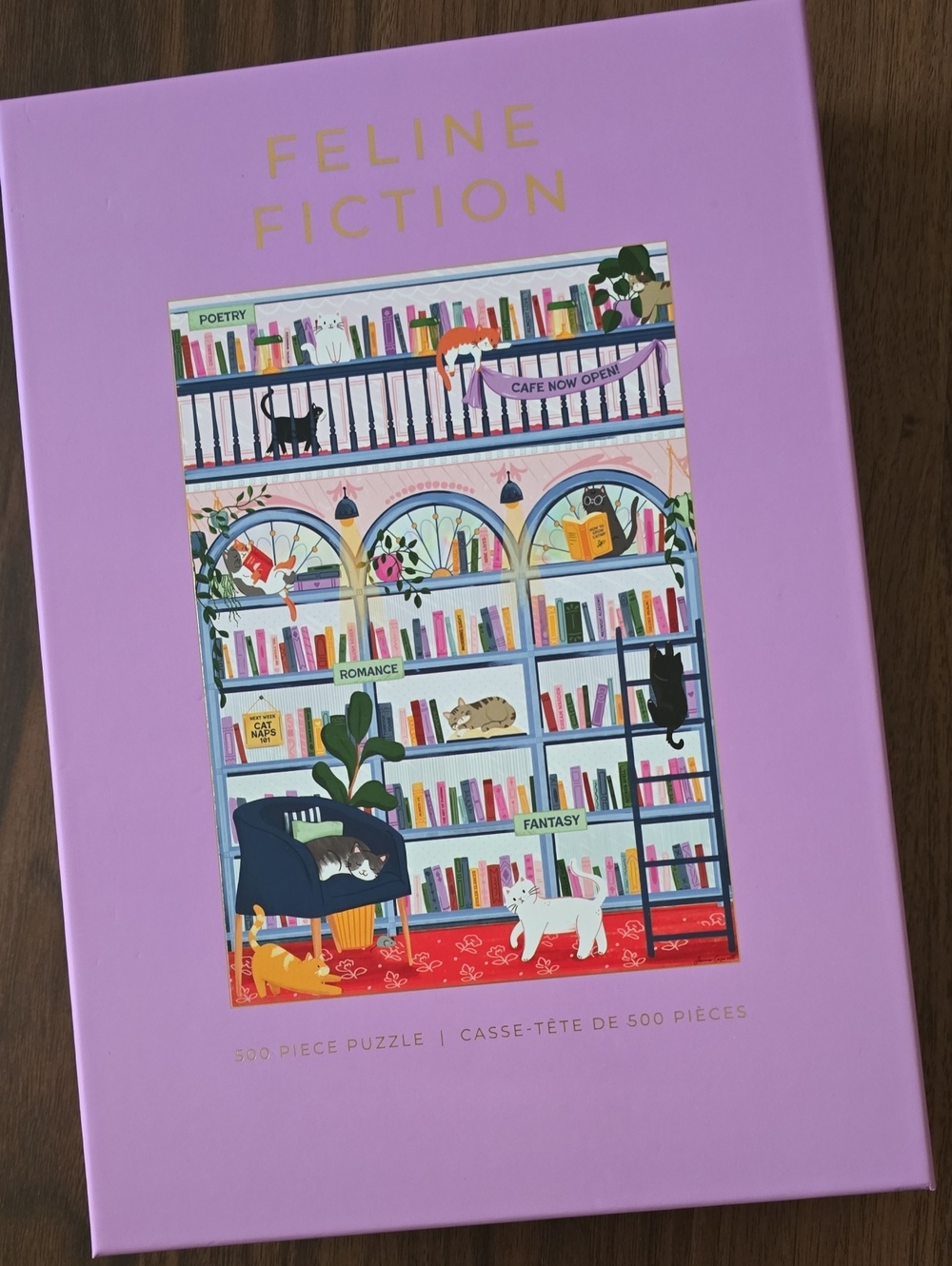 Hobbry Feline Fiction 500-Piece Puzzle